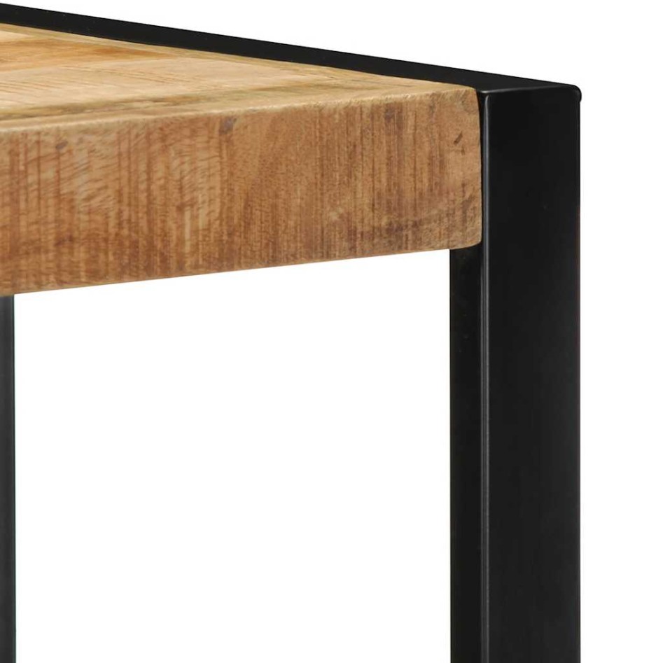 Estante de pared madera maciza de mango 35x35x100