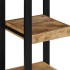 Estante de pared madera maciza de mango 35x35x100