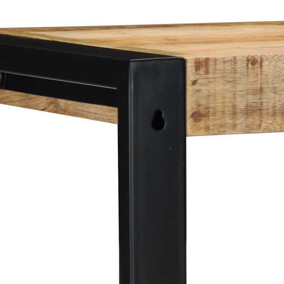 Estante de pared madera maciza de mango 35x35x100