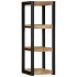 Estante de pared madera maciza de mango 35x35x100