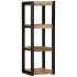 Estante de pared madera maciza de mango 35x35x100