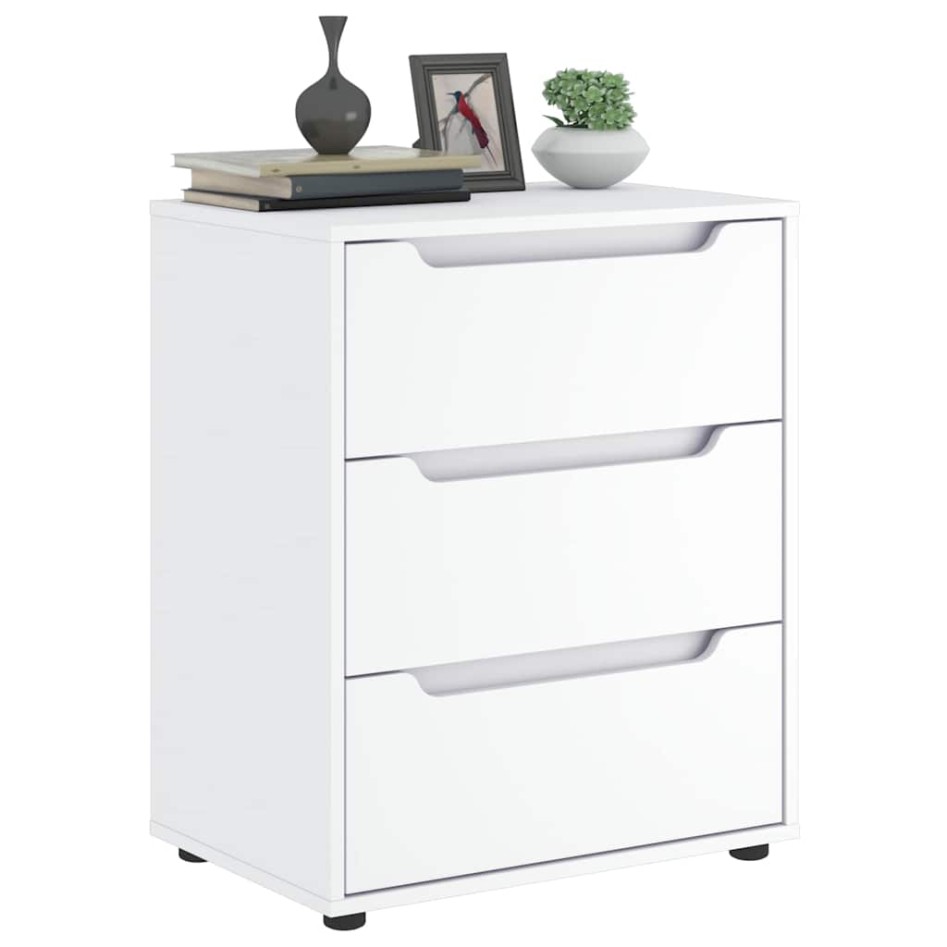 Aparador VISNES blanco 60x40x73 cm madera de