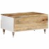 Mesa de centro de madera maciza mango 80x54x40