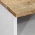 Mesa de centro de madera maciza mango 80x54x40