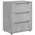 Aparador VISNES gris hormigón 60x40x73 cm madera de