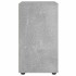Aparador VISNES gris hormigón 60x40x73 cm madera de