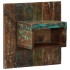 Mesilla de noche multicolor 50x27x50 cm madera maciza