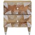 Mesitas de noche 2 uds madera maciza de mango 40x33,5x46