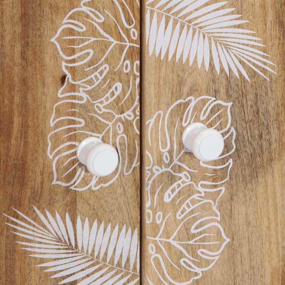 Aparador alto madera maciza de mango 60x33,5x100