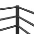 Litera sin colchón acero negro 100x200