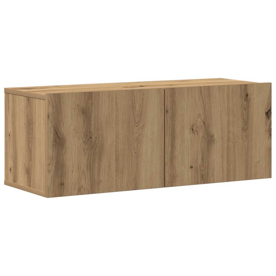 Mueble para TV de pared madera contrachapada artesanal 5