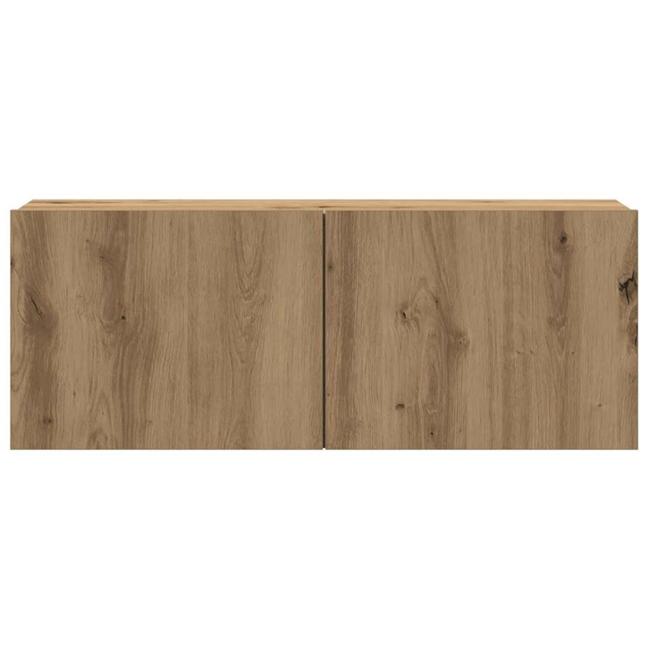 Mueble para TV de pared madera contrachapada artesanal 5