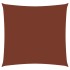 Toldo de vela cuadrado tela Oxford terracota 6x6