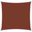 Toldo de vela cuadrado tela Oxford terracota 6x6 m
