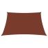 Toldo de vela cuadrado tela Oxford terracota 6x6