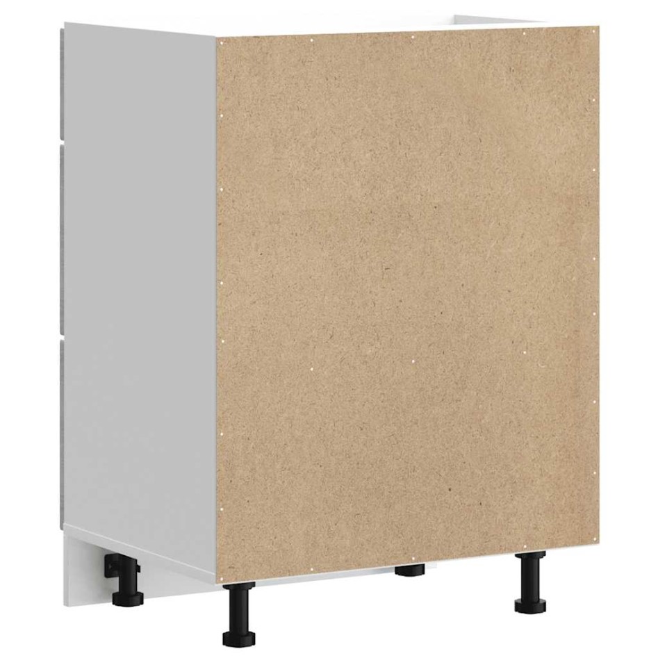 Mueble bajo de cocina porto gris sonoma madera