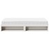 Sofá cama con colchón madera maciza de pino blanco 90x190