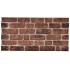 Paneles de pared 3D diseño de ladrillo 10 uds EPS marrón