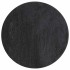 Mesa auxiliar madera maciza de mango negra Ø33x50