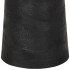 Mesa auxiliar madera maciza de mango negra Ø33x50