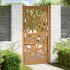 Puerta de jardín de acero desgastado diseño ligero 105x205