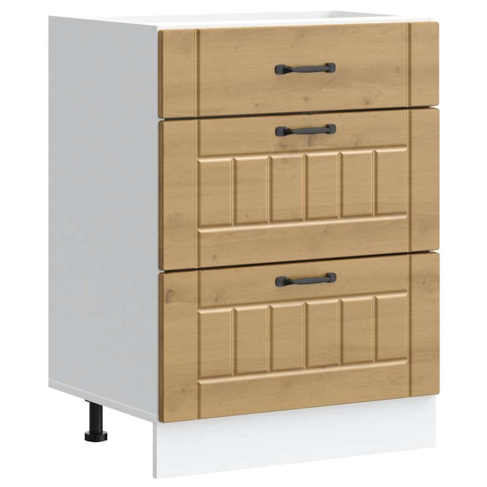 Mueble bajo de cocina Lucca roble