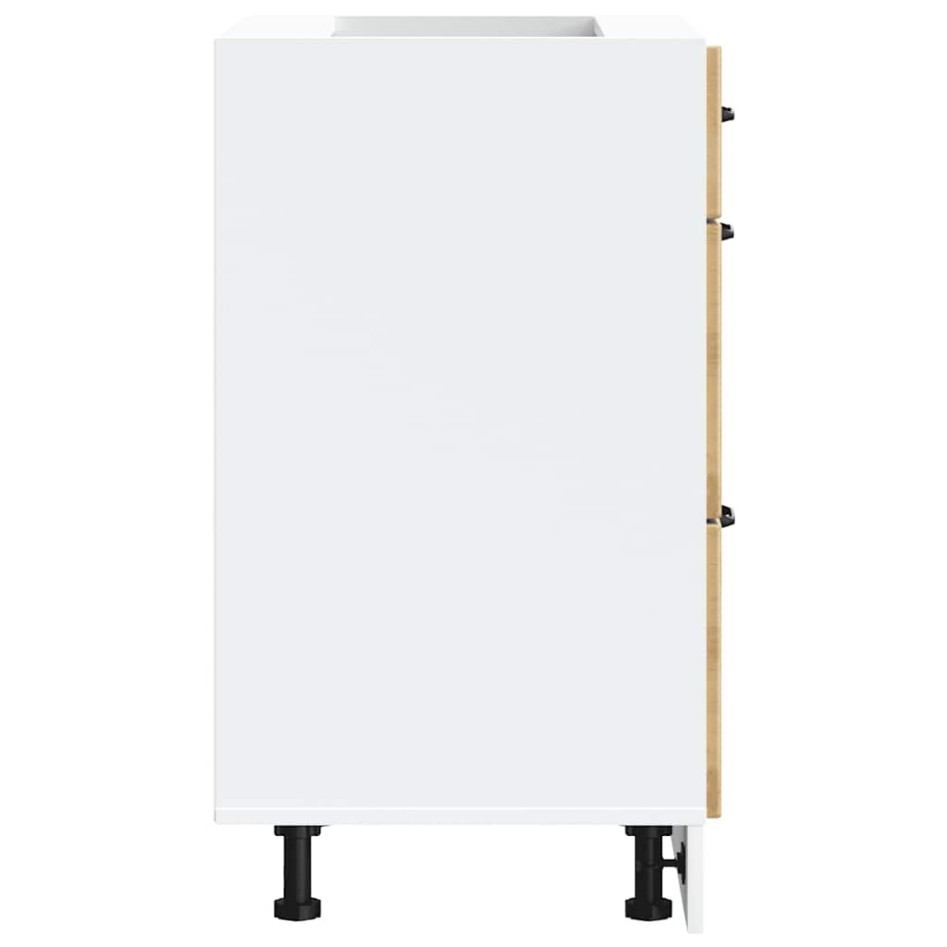 Mueble bajo de cocina Lucca roble