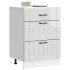 Mueble bajo de cocina Lucca blanca de alto