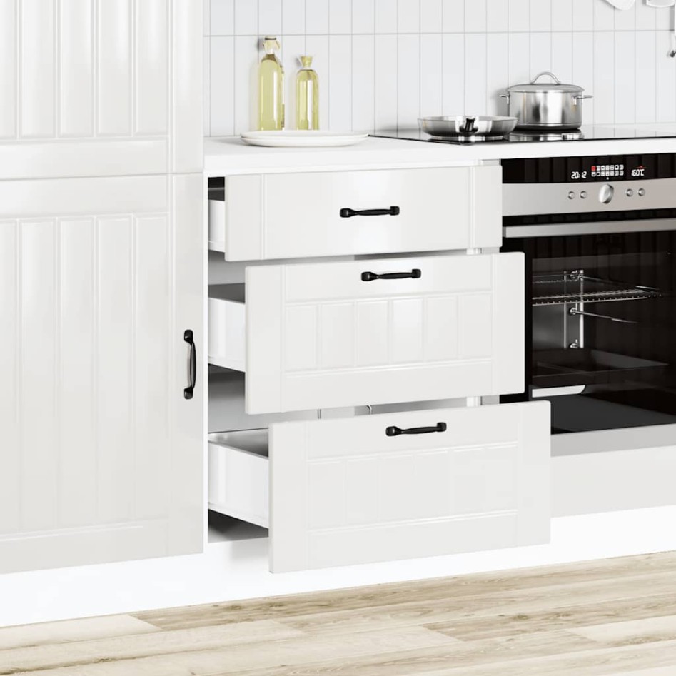 Mueble bajo de cocina Lucca blanca de alto