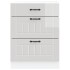 Mueble bajo de cocina Lucca blanca de alto