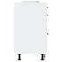 Mueble bajo de cocina Lucca blanca de alto
