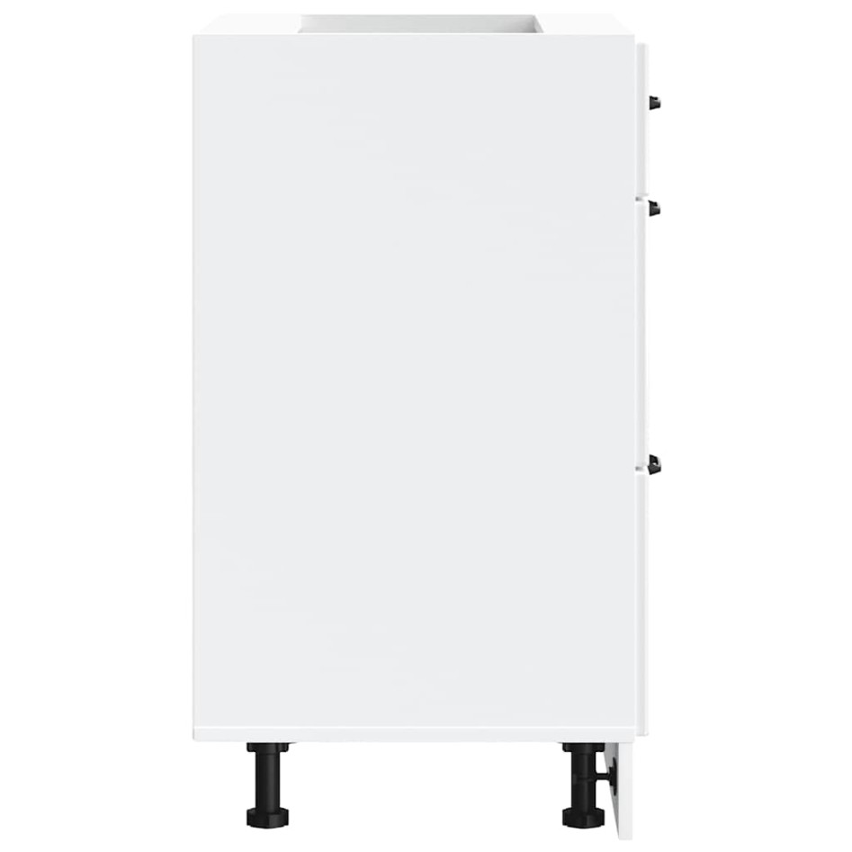 Mueble bajo de cocina Lucca blanca de alto