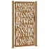 Puerta de jardín diseño con listón acero desgastado 105x180