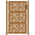Puerta de jardín diseño de hojas de acero desgastado 105x155