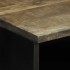 Mesitas noche 2 uds madera maciza mango gris claro 40x33x46