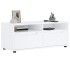 Mueble de TV VISNES blanco 100x40x38 cm madera de