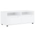 Mueble de TV VISNES blanco 100x40x38 cm madera de