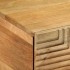 Mesa de centro marrón 80x50x40 cm madera maciza