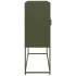 Aparador de acero laminado en frío verde oliva 100,5x39x107