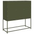 Aparador de acero laminado en frío verde oliva 100,5x39x107