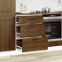 Mueble bajo de cocina Kalmar madera ingeniería de roble