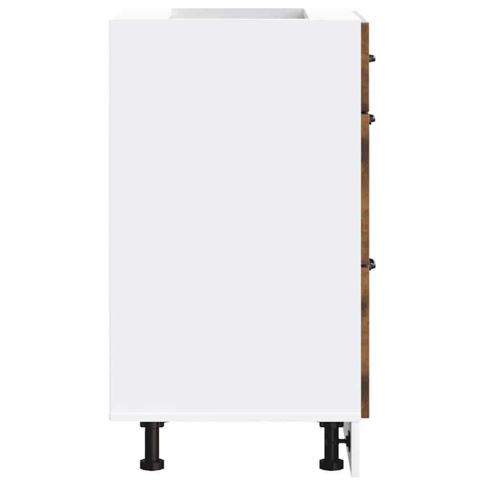 Mueble bajo de cocina Kalmar de madera ingeniería roble