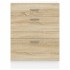 Mueble bajo de cocina de madera de ingeniería de roble