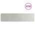 Bordes para césped 10 uds 25x103 cm acero