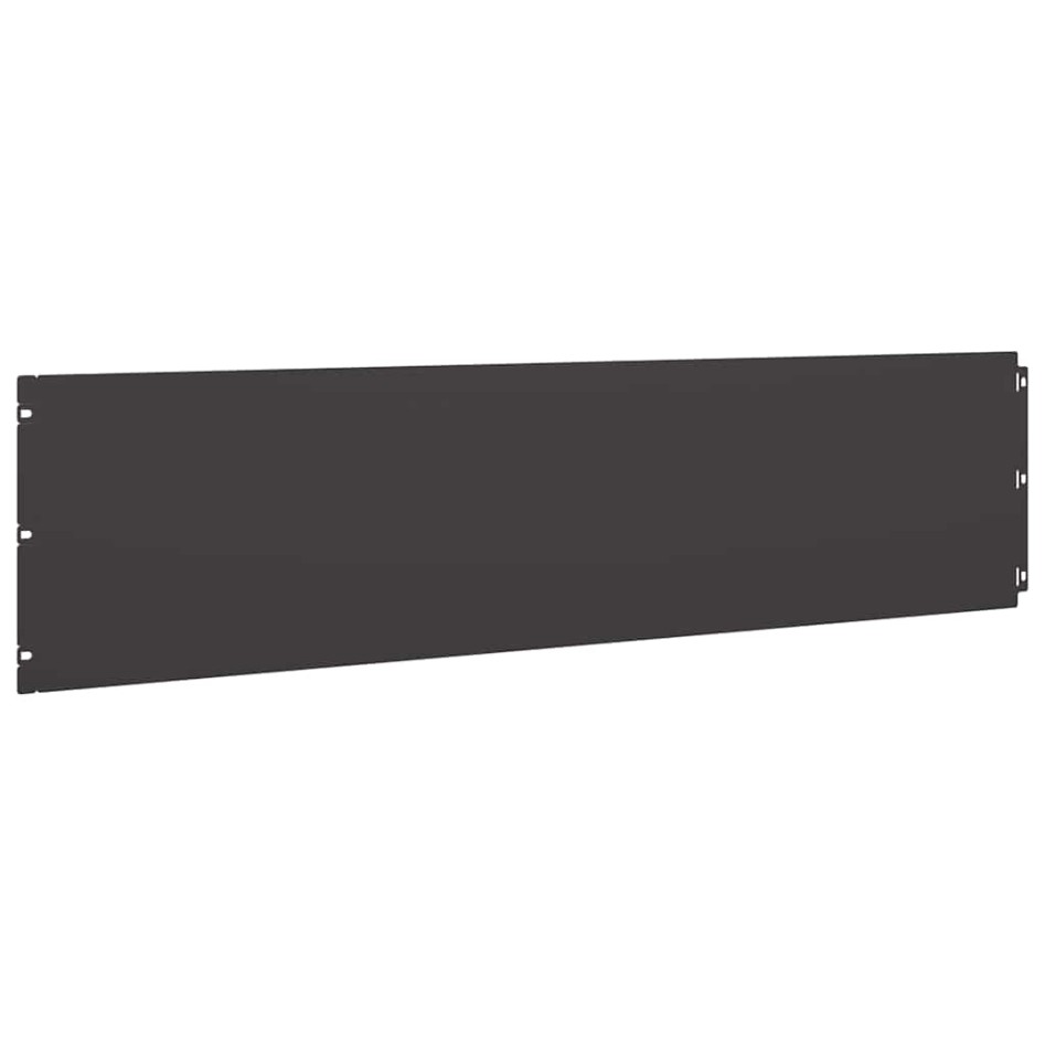 Bordes para césped 20 uds acero laminado frío negro 25x103