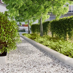 Bordes para césped 30 uds 20x103 cm acero