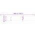 Bordes para césped 30 uds 20x103 cm acero