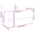 Mueble para lavabo con lavabo integrado y grifo roble