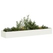 Jardinera acero blanco 360x80x40 cm