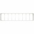 Jardinera acero blanco 360x80x40